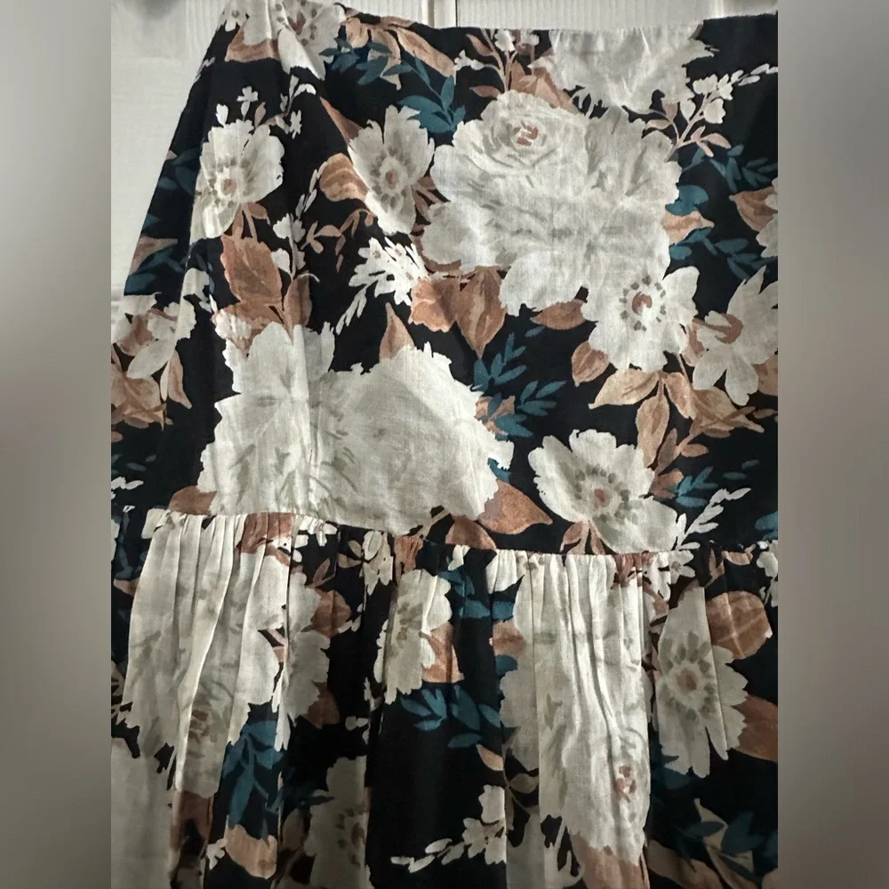 Abercrombie & Fitch Maxi dress size medium Low Back Babydoll floral